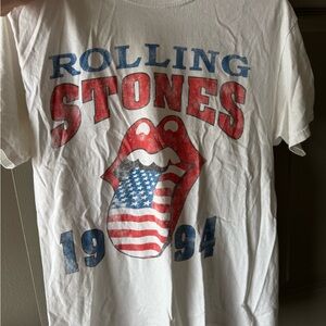 the Rolling Stones White Graphic T-Shirt